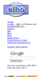 Mobile Screenshot of elho.net